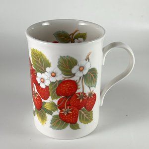 Crown Regal Strawberry Coffee Tea Cup Mug Bone China Gift Collectible England